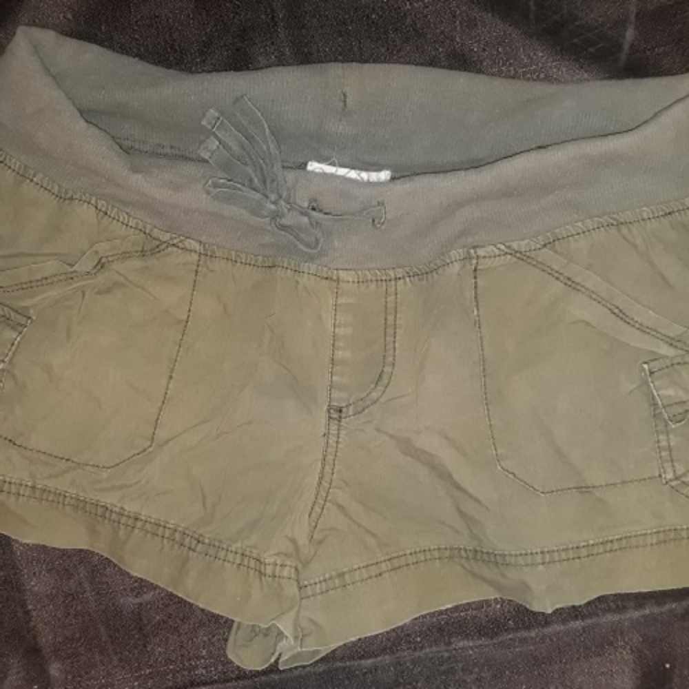 Op Short Shorts Size 15 Juniors Green